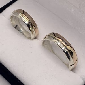 Alianzas Plata 925 y oro 9K