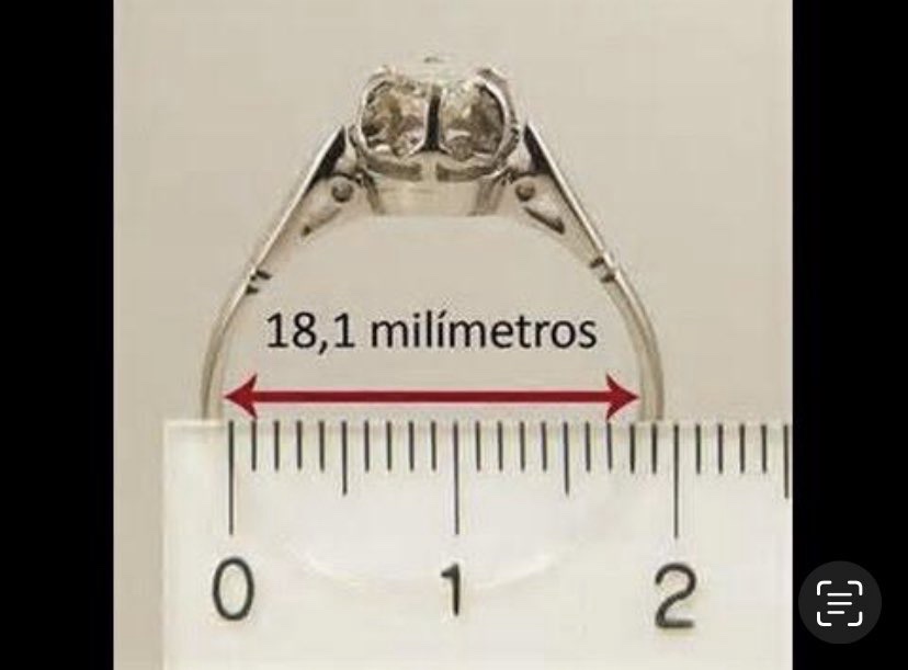 Anillo Mesa de 12×16  Recto Aplique En Oro Ancla Incluye 2 Iniciales