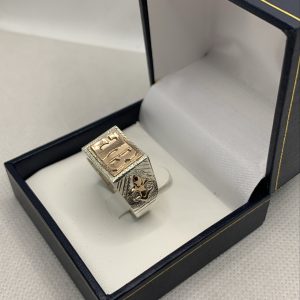 Anillo Mesa Plata Curvo 12x16