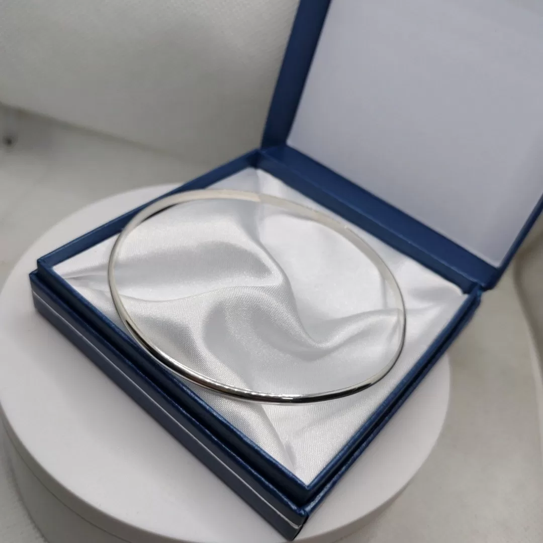 Esclavas en plata 925, 3mm