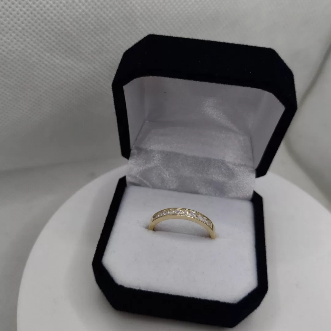 Anillo medio sin fin oro 10K