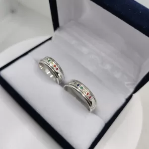 Alianzas de plata 925 🌈🌈