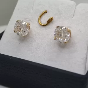 Caravanas de oro 10K