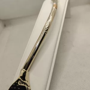 Bombilla de plata 925, cincelada